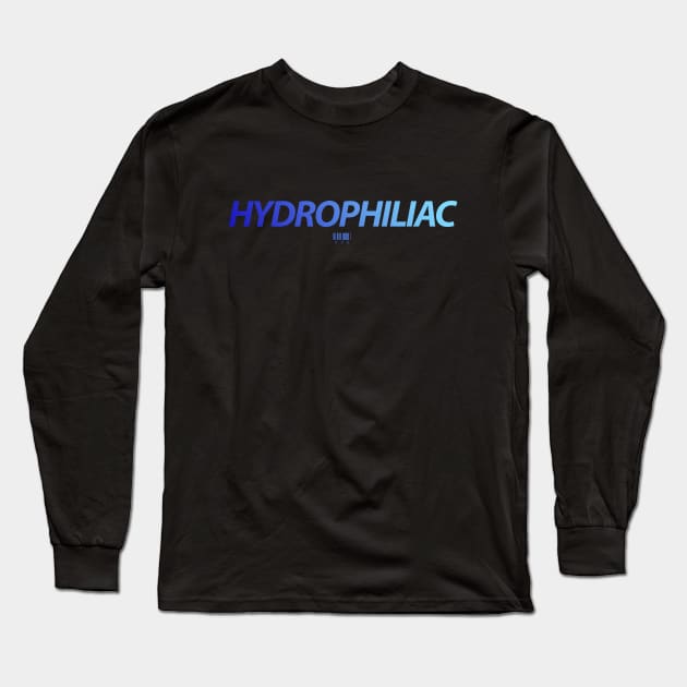 Hydrophiliac Gradient Long Sleeve T-Shirt by felixbunny